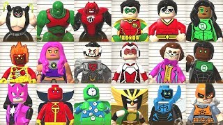 All Character Case File Locations in LEGO DC SuperVillains [upl. by Felecia22]