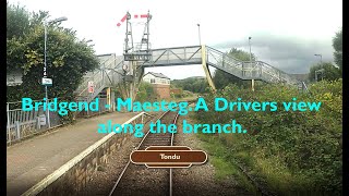 Bridgend  Maesteg A Drivers view along a South Wales Branch line [upl. by Viola248]