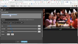 Adding subtitles to video using WeVideo [upl. by Ettennat]