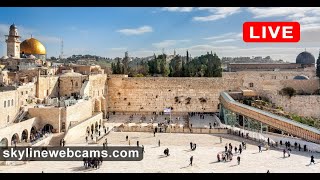 🔴 Live Webcam from the Western Wall in Jerusalem [upl. by Elder]