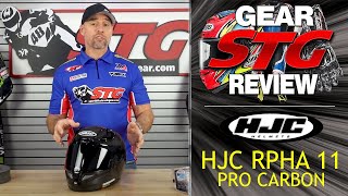 HJC RPHA 11 Pro Carbon Review  Sportbike Track Gear [upl. by Outhe679]