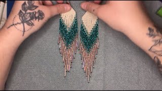 Fringe Earrings Tutorial [upl. by Scevor547]