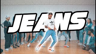 Justin Quiles  Jeans  Coreo Oficial por Emir Abdul Gani🕺 [upl. by Esserac]