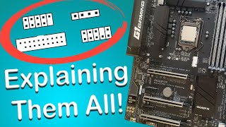 Motherboard Connections Explained [upl. by Nadirehs]