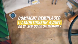 Comment remplacer des amortisseurs avant de 2CV  MEHARI [upl. by Anaeed]