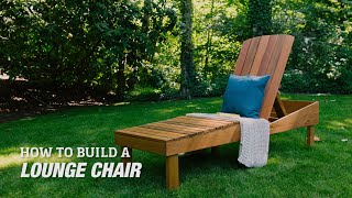 How to Build a DIY Lounge Chair [upl. by Missak]