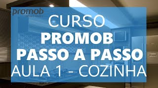 DICA PARA MARCENARIA  CURSO PROMOB COMPLETO AULA 1  COZINHA APARTAMENTO [upl. by Ibmat]