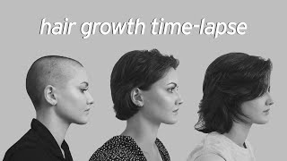 Hair Growth Timelapse  1 Year [upl. by Corri]