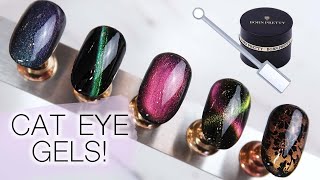 How To Use Cat Eye Gel Polish  Cat Eye Gel Tutorial  Magnetic Nail Art Tutorial [upl. by Enois]