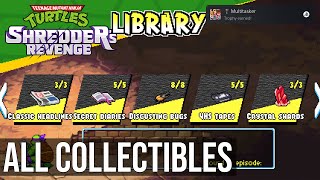 All Collectibles  All Locations  Teenage Mutant Ninja Turtles Shredders Revenge [upl. by Strander198]