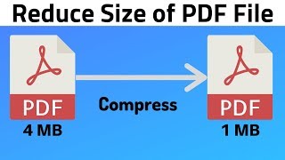 How to Compress PDF File Size  Reduce Size of PDF File [upl. by Abe]