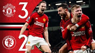 GARNACHO amp HOJLUND TO THE RESCUE 🤩  Man Utd 32 Aston Villa  Highlights [upl. by Aligna869]