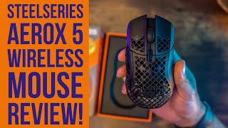 SteelSeries Aerox 5 Wireless Mouse Review [upl. by Maxy]