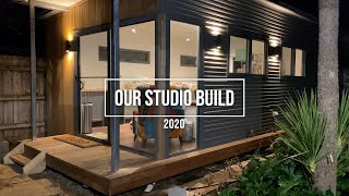 Our Backyard Office Studio Build [upl. by Binah363]