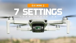 7 Settings New Pilots Should Turn On  DJI Mini 2 [upl. by Ariadne]