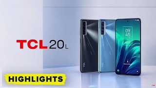 TCL reveals 20L and 20L Plus First phone with polarization display [upl. by Aelahs57]