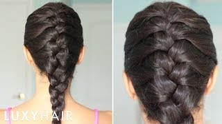 How To Basic French Braid [upl. by Haukom]