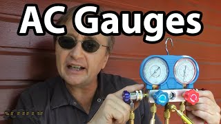 How to use AC Gauges in Your Car AC Problems [upl. by Yhtuv]