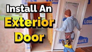 How To Install A Exterior Door [upl. by Rem]