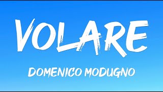 VOLARE  DOMENICO MODUGNO Testo  Lyrics [upl. by Arreip699]