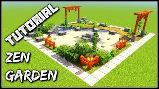 How To Build A Zen Garden  Minecraft Tutorial [upl. by Aynav]