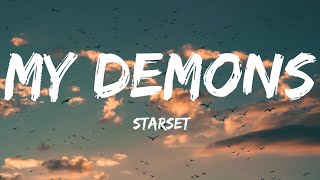 StarsetMy Demons Lyrics Video [upl. by Kaliope]