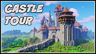 Minecraft Castle Tour [upl. by Ahsirat]