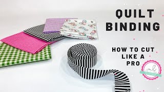 Beginner Binding  How to Cut Quilt Binding [upl. by Narik]