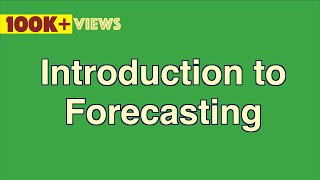 Introduction to Forecasting  with Examples [upl. by Ardella566]