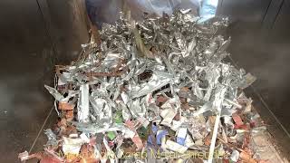 Scrap Metal Shredder Machine Metal Shredding Metal Crushing Scrap Shredder MetalCrusherMachine [upl. by Milstone]