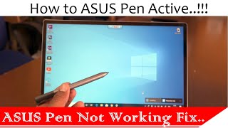 Asus Pen ActiveConnect  Asus Pen Not Working  How to Asus Pen Laptop connectInstall [upl. by Enilegna279]