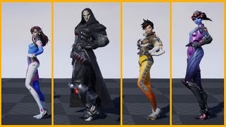 All Overwatch Characters do DVas secret dance [upl. by Anilatac309]