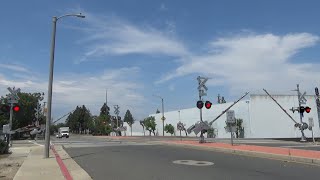 Eckhoff St Railroad Crossing Orange CA [upl. by Demott]