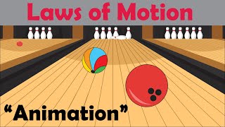 LAWS OF MOTION  Physics Animation [upl. by Fairman]