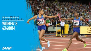 Womens 4x400m Relay Final  World Athletics Championships London 2017 [upl. by Lachish235]