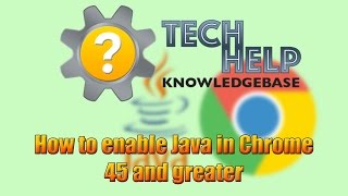 How to use Java in Chrome 45 and greater [upl. by Annissa448]