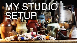 My Studio Setup  How to create an amazing art space on a budget [upl. by Atiuqin299]