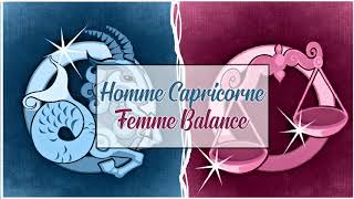 Homme Capricorne ♑ Femme Balance ♎  compatibilité amoureuse [upl. by Audrie703]