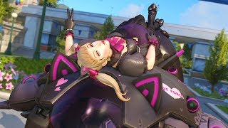 DVa  Black Cat  Overwatch Legendary Skin Spotlight [upl. by Kalb554]