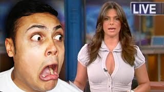 REACTING TO THE BEST TV NEWS BLOOPERS [upl. by Jopa]