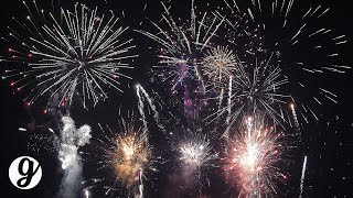 12 Minute Fireworks Show with Sound 4K UHD 60FPS  GRATEFUL [upl. by Graehl383]