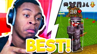 The BEST PvP Client Minecraft Bedrock [upl. by Eocsor]