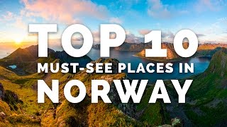 TOP 10 MUSTSEE PLACES IN NORWAY  A Photographers Guide [upl. by Terr]