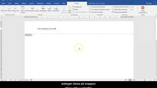 Word del 11 Sidhuvud sidfot och sidnummer [upl. by Yehudit]
