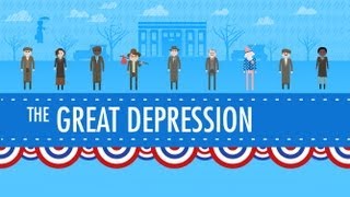 The Great Depression Crash Course US History 33 [upl. by Oiraved742]