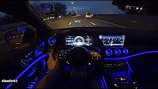 The MercedesAMG GT 63 S 2024 Test Drive at NIGHT [upl. by Ytsirhk]