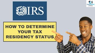 US Tax Residency Test Explained H1B  F1 amp J1 Visa Taxpayers [upl. by Aerdnu]