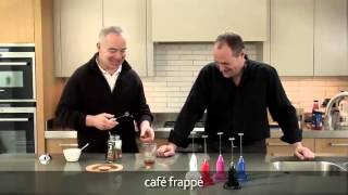 How to make a frappé coffee using an aerolatte milk frother [upl. by Volkan]