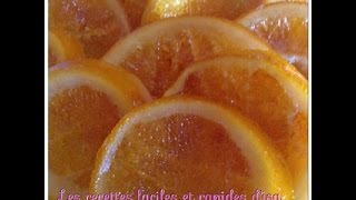 Recette dorange confit facile [upl. by Elleirda]