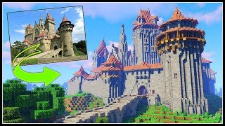 Medieval Castle  Minecraft Timelapse [upl. by Kenta]